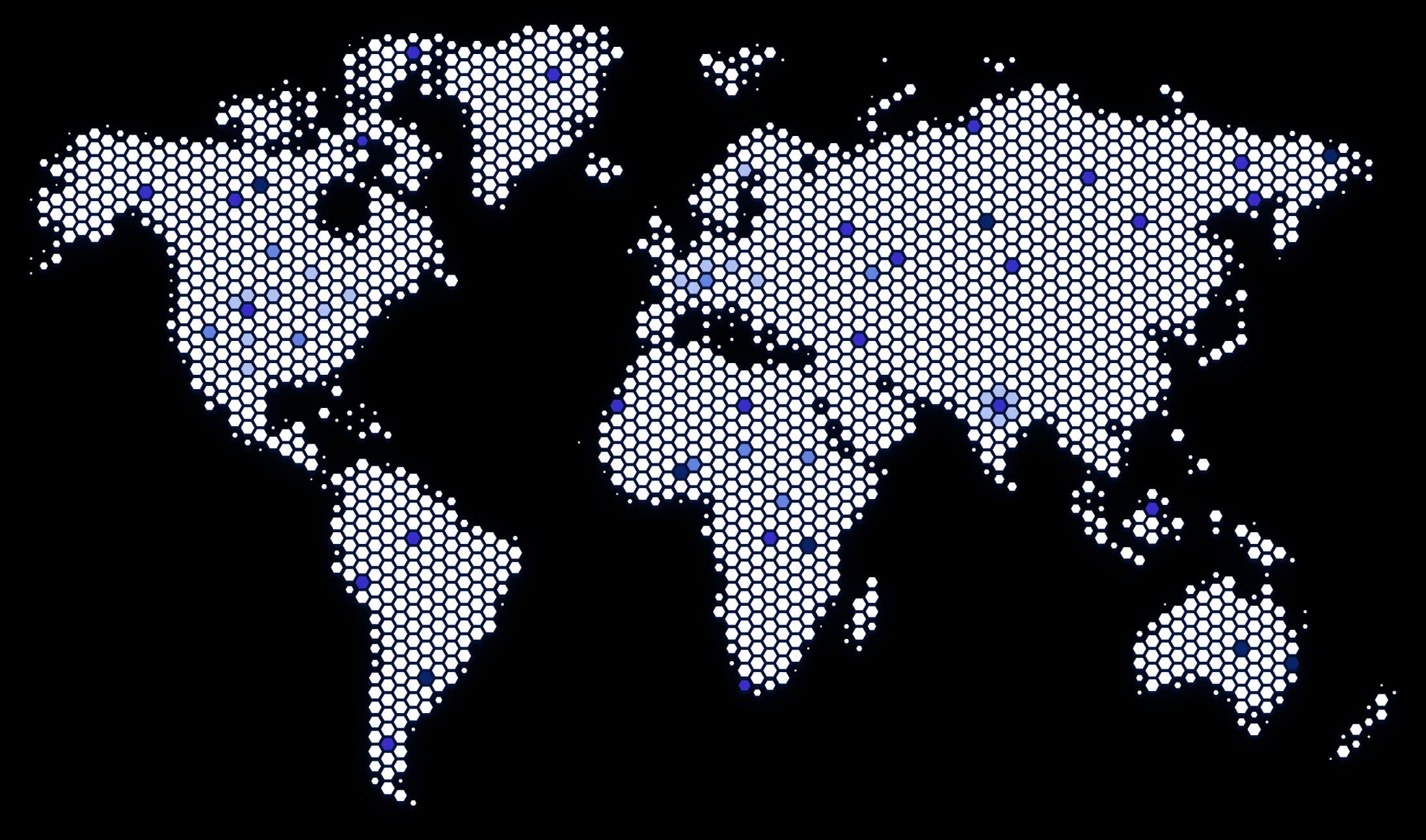 World map showing the countries covered by Toku's stablecoin payroll compliance database