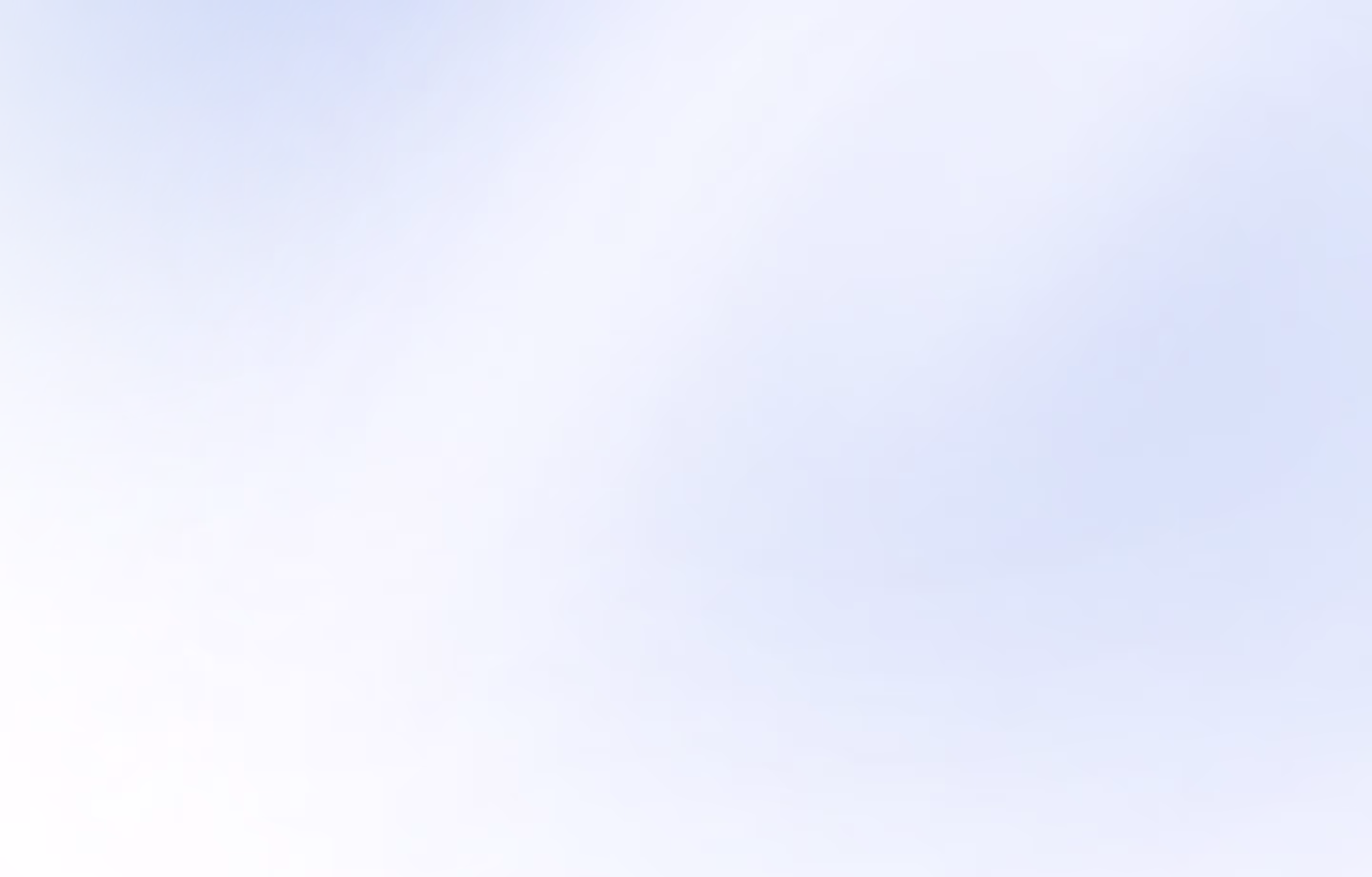Soft gradient background with shades of light blue and white.