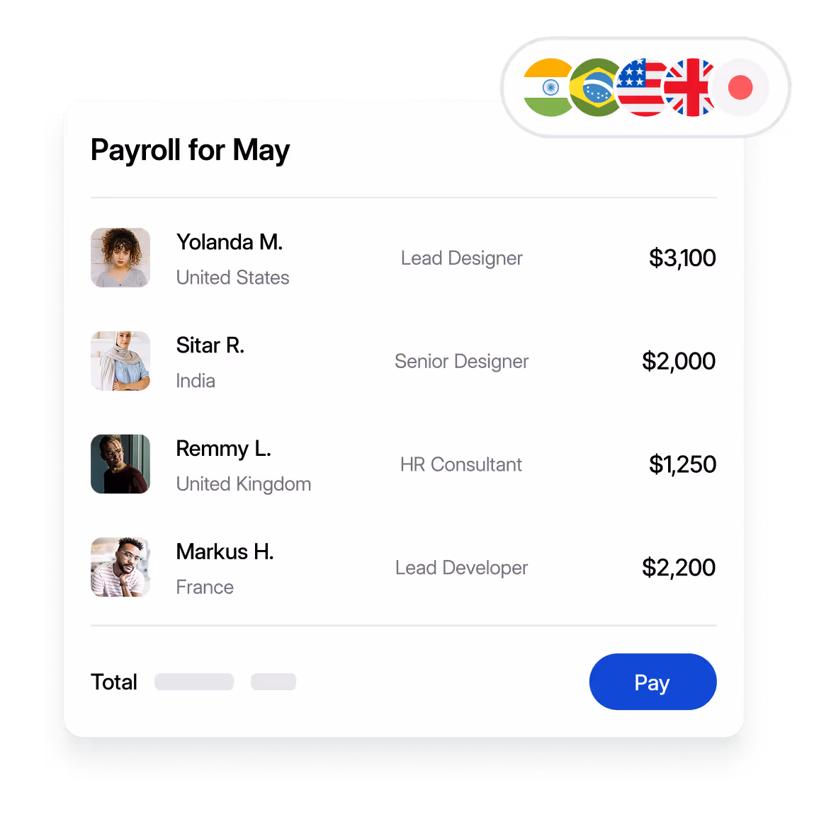 Toku enterprise stablecoin payroll illustration