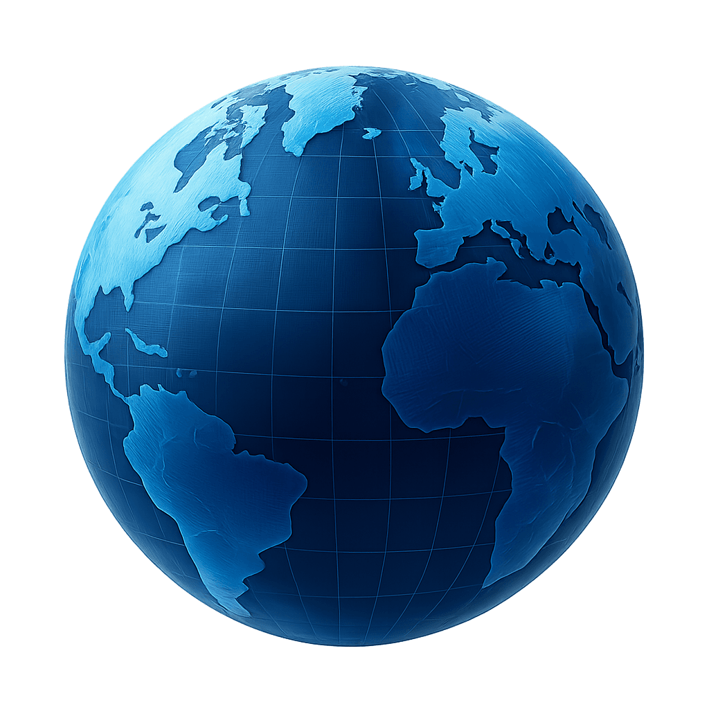 Globe and currencies